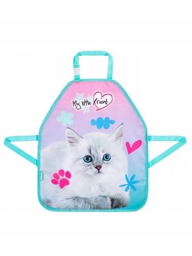 Tornister szkolny + fartuszek + kredki My Little Friends Cat kotek pastel na Arena.pl