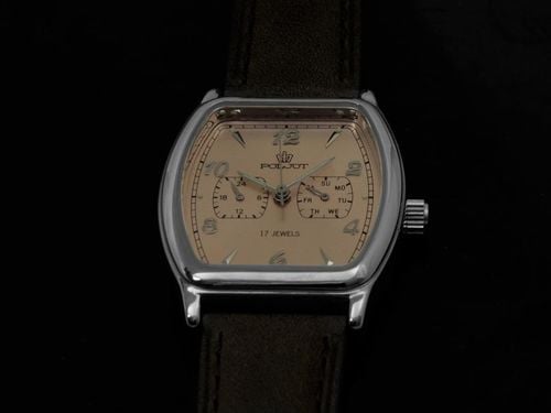 MECHANICZNY ZEGAREK POLJOT 26668 CHAMPAGNE DAY / DATE na Arena.pl