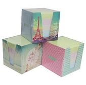 KOSTKA PAPIEROWA KOLOR W KUBKU KART 90X90X90MM