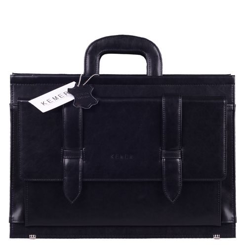 Teczka męska skórzana KEMER B 655/DW Czarna na Arena.pl