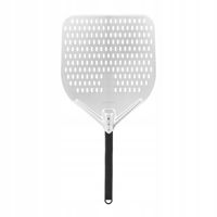 ŁOPATA DO PIZZY PERFOROWANA ALUMINIOWA KWADRATOWA 35,5x40,5x71 CM TECHNICA
