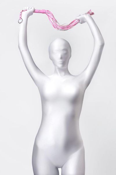 Anonymo Flogger, Pu Leather, Pink, 64 Cm zdjęcie 2