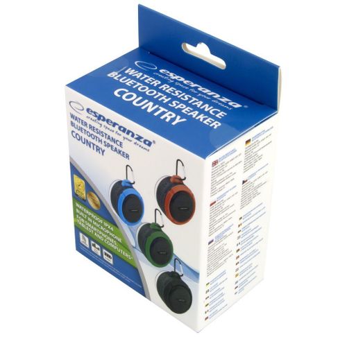 Głośnik Bluetooth COUNTRY czarno-niebieski na Arena.pl