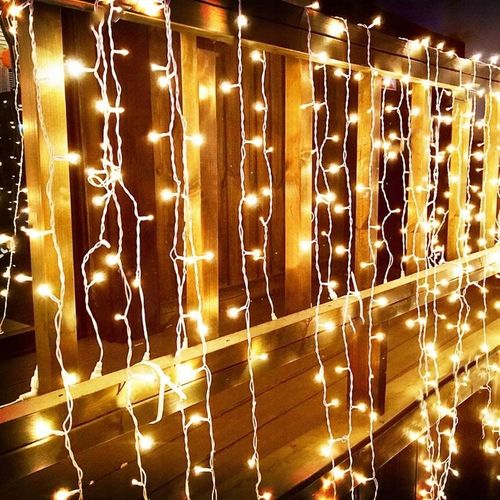 SOPLE 300 LED KURTYNA LAMPKI ZEWNĘTRZNE IP44 FLASH Białe Ciepłe na Arena.pl