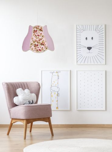 Zuza zwis 35 1x60W E27 różowy na Arena.pl