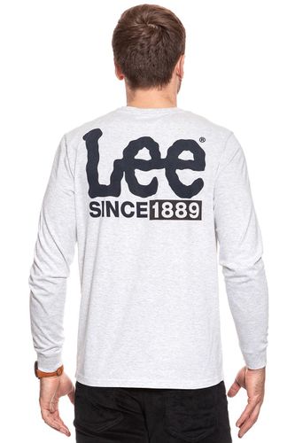 LEE LS LOGO TEE SHARP GREY MELE L63NAI03 L na Arena.pl