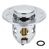 Sitko do zlewu metal 60 mm srebrny