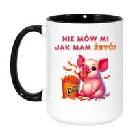 Duży Biało-Czarny 450 ml