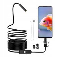 KAMERA ENDOSKOPOWA INSPEKCYJNA WARSZTATOWA TELEFON PC 3w1 ANDROID iOS 1M