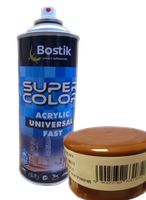 FARBA W SPRAYU SZYBKOSCHNĄCA UNIWERSALNA AKRYLOWA BRĄZ RAL 8011 400ML