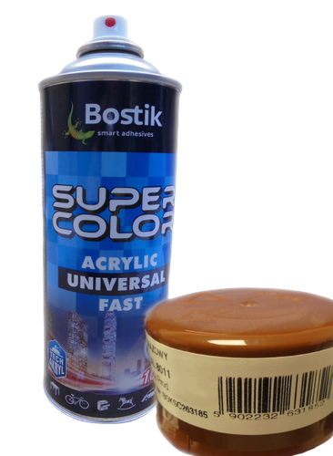 FARBA W SPRAYU SZYBKOSCHNĄCA UNIWERSALNA AKRYLOWA BRĄZ RAL 8011 400ML na Arena.pl