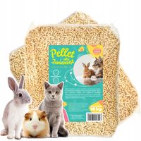 ŻWIREK DREWNIANY PELLET JASNY XXL DLA KOTA ŚWINKI KRÓLIKA ZWIERZĄT 20KG