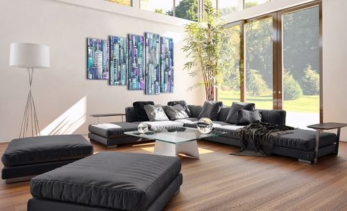 Obraz Na Płótnie - Drapacze Chmur - 150X100 Cm - Eg150X100-3857 na Arena.pl