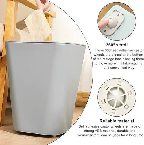 Kółka samoprzylepne do pojemników mebli 16 Szt na Arena.pl