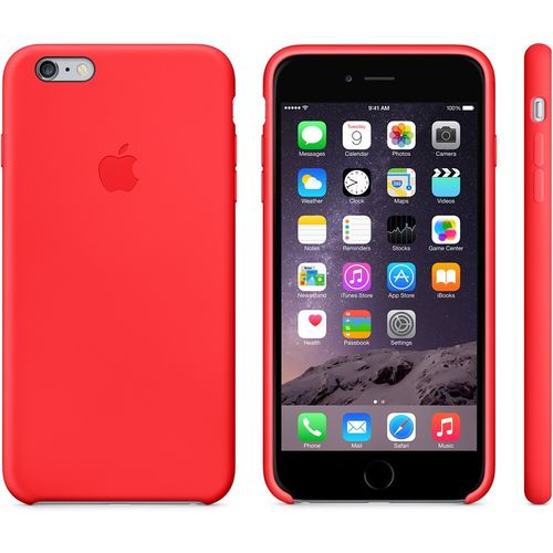 Apple iPhone 6 Plus, Silikonowe Etui, Czerwony na Arena.pl