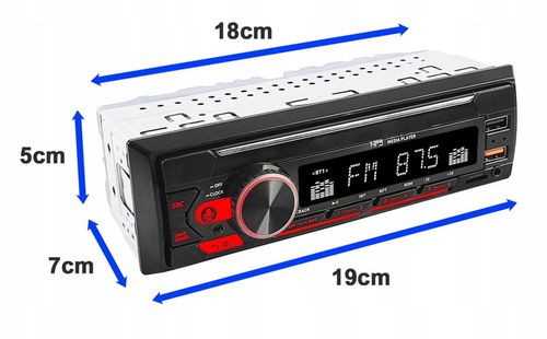 RADIO SAMOCHODOWE 1DIN USB SD MIKROFON BLUETOOTH na Arena.pl