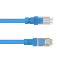 Kabel sieciowy LAN ETHERNET RJ45 FTP cat5e 1m nieb