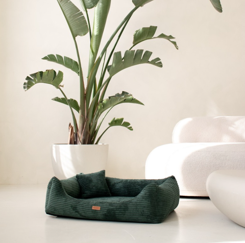 Ortopedyczne legowisko RIMINI butelkowa zieleń XXL – Pianka VISCO MEMORY na Arena.pl