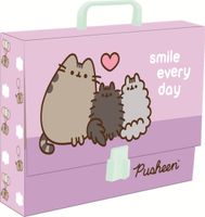 TECZKA Z RĄCZKĄ A4 XL PUSHEEN VIOLET ST.MAJEWSKI