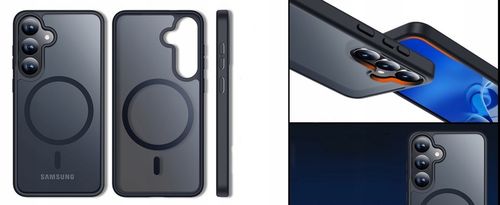 Etui CASE do Samsung Galaxy S25+ Plus MAGNETYCZNE MATOWE WZMACNIANE 2xSZKŁO na Arena.pl