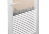 Folia Okleina Okienna Statyczna Szyby Witraż PASY MLECZNE 45x150 G103