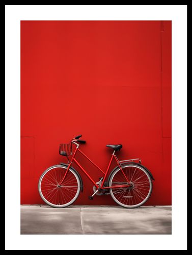 Plakat 29,7x42cm Czerwony Rower na Arena.pl