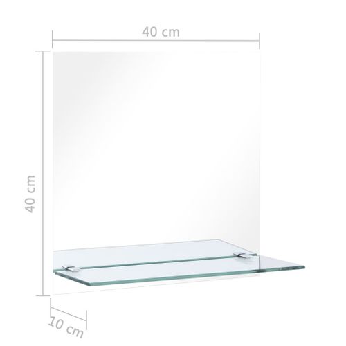 Lustro ścienne 40x40cm hartowane szkło VidaXL na Arena.pl