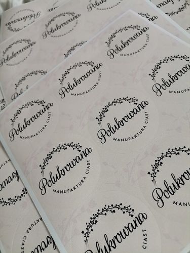 Naklejki z logo własnym nadrukiem WODOODPORNE na Arena.pl