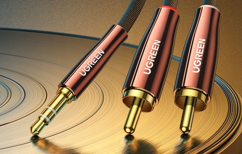 KABEL UGREEN AV170 JACK 3.5MM DO 2X RCA 1M na Arena.pl