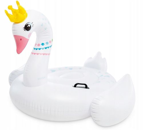 INTEX 57562 DMUCHANY MATERAC DO PŁYWANIA ZABAWKA ŁABĘDŹ 188cm x 124cm na Arena.pl