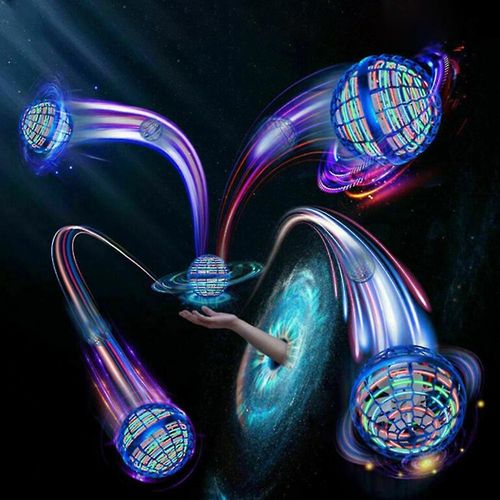 Latająca świecąca kula LED Bumerang Fly Orb Magic + pilot - Czerwona na Arena.pl