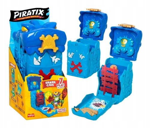 PIRATIX Secret Cave SKULL Jaskinia + Figurka CAPITAN HUNTER Zestaw 3+ na Arena.pl