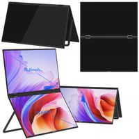 Monitor przenośny DO LAPTOPA telefonu podwójny 2x 15,6" ZEUSLAP Z15W NORTON