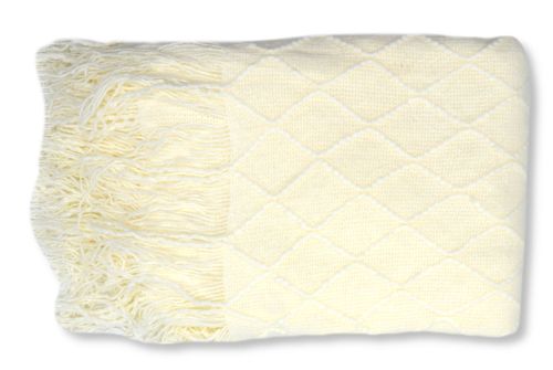 Koc Akrylowy 130X170 - Kremowy na Arena.pl