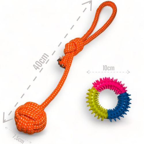 10 szt ZESTAW ZABAWEK DLA PSA SZARPAK DYSK GRYZAK PIŁKA SZNURY AKTYWNE PSY na Arena.pl
