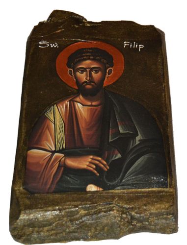 Ikona Święty Filip patron cukierników, kapeluszników i rybaków na Arena.pl