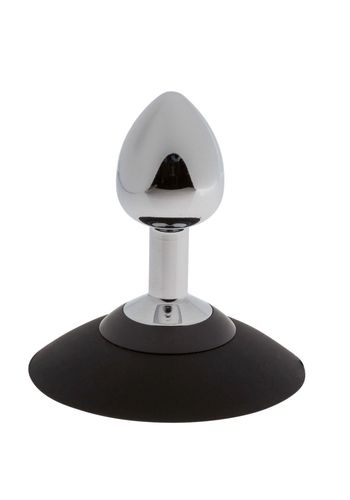 MALESATION Alu-Plug with suction cup small, chrome na Arena.pl