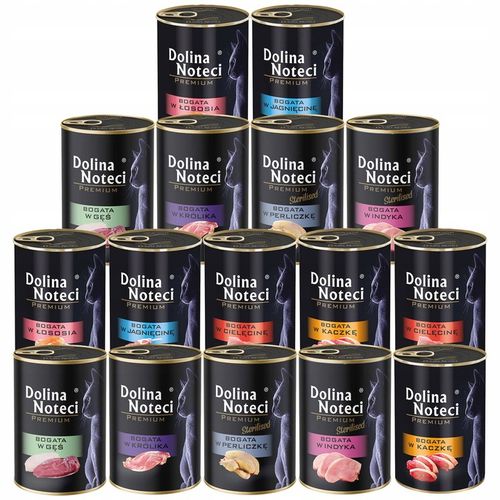 DOLINA NOTECI Premium Mokra karma dla kota Mix Smaków 16 x 400g bezzbożowa na Arena.pl