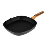patelnia grillowa multiclad 28cm bergner bg-56041 charcoal