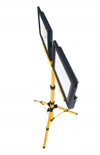 Naświetlacz halogen LED 2x 100W + statyw budowlany na Arena.pl