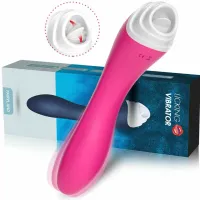 armony fucisa - wibrujący stymulator z funkcją ssania i lizania, fioletowy