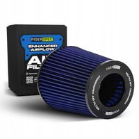 STOŻKOWY FILTR POWIETRZA FIGERSPEC 150MM (+ADAPTERY 76/89/101MM) NIEBIESKI