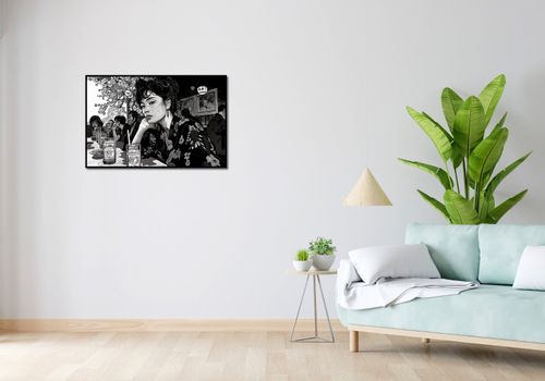 Plakat 86,4x56,8cm Czarne Kimono na Arena.pl
