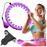 HULA HOP Z OBCIĄŻENIEM WYPUSTKAMI ODCHUDZAJĄCE MASAŻ HULAHOP SMART PRO+