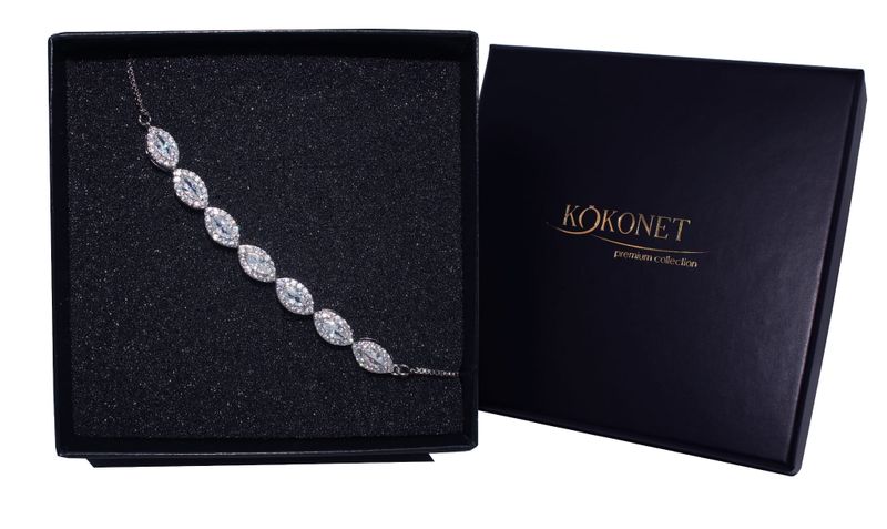 Bransoletka ślubna ELIZE silver KOKONET 8-0320 zdjęcie 1