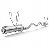 GRYF LEKKO ŁAMANY OLIMPIJSKI 120CM SZTANGA 50mm + ZACISKI SIŁOWNIA PEŁNY