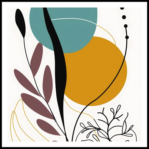 Plakat 70x70cm Akwarelowe Przebudzenie na Arena.pl