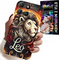 ETUI DO MOTOROLA MOTO G15 - LEW, ZNAK ZODIAKU ASTRONOMIA, CASE + SZKŁO