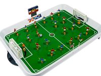 GRA PIŁKARZYKI SPRĘŻYNOWE XXL STOŁOWE PIŁKA NOŻNA +22 ZAWODNIKÓW DLA DZIECI