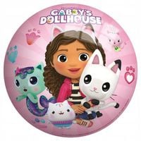 PIŁKA GUMOWA 23 cm KOCI DOMEK GABI piłka dla dzieci